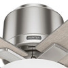 Hunter - 51587 - 44" Ceiling Fan - Fitzgerald - Brushed Nickel
