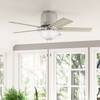 Hunter - 51587 - 44" Ceiling Fan - Fitzgerald - Brushed Nickel