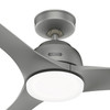 Hunter - 51586 - 52" Ceiling Fan - Gallegos - Matte Silver