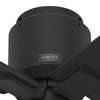 Hunter - 51581 - 44" Ceiling Fan - Terrace Cove - Matte Black