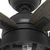Hunter - 51579 - 52" Ceiling Fan - Hampshire - Matte Black