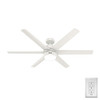 Hunter - 51476 - 60" Ceiling Fan - Solaria - Fresh White