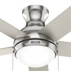 Hunter - 51449 - 44" Ceiling Fan - Aren - Brushed Nickel