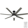 Hunter - 51376 - 60" Ceiling Fan - Phenomenon - Matte Black
