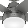 Hunter - 51315 - 52" Ceiling Fan - Aerodyne - Matte Silver