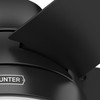 Hunter - 51314 - 52" Ceiling Fan - Aerodyne - Matte Black