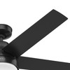 Hunter - 51314 - 52" Ceiling Fan - Aerodyne - Matte Black
