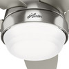 Hunter - 51223 - 44" Ceiling Fan - Lilliana - Brushed Nickel