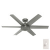 Hunter - 51202 - 52" Ceiling Fan - Jetty - Matte Silver