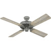 Hunter - 51123 - 52" Ceiling Fan - Hunter Original - Matte Silver