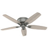Hunter - 51113 - 52" Ceiling Fan - Builder - Matte Silver