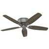 Hunter - 51113 - 52" Ceiling Fan - Builder - Matte Silver