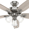 Hunter - 51111 - 52" Ceiling Fan - Builder - Brushed Nickel