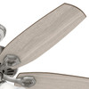 Hunter - 51111 - 52" Ceiling Fan - Builder - Brushed Nickel