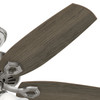 Hunter - 51111 - 52" Ceiling Fan - Builder - Brushed Nickel