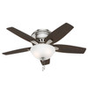 Hunter - 51082 - 42" Ceiling Fan - Newsome - Brushed Nickel