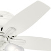 Hunter - 51077 - 42" Ceiling Fan - Newsome - Fresh White