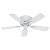 Hunter - 51059 - 42" Ceiling Fan - Low Profile - White