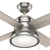 Hunter - 51040 - 36" Ceiling Fan - Loki - Brushed Nickel