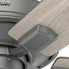 Hunter - 51019 - 52" Ceiling Fan - Crestfield - Matte Silver