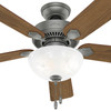 Hunter - 50909 - 52" Ceiling Fan - Swanson - Matte Silver