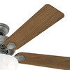 Hunter - 50909 - 52" Ceiling Fan - Swanson - Matte Silver