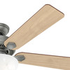 Hunter - 50909 - 52" Ceiling Fan - Swanson - Matte Silver