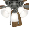 Hunter - 50894 - 52" Ceiling Fan - Swanson - Matte Silver