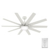 Hunter - 50720 - 60" Ceiling Fan - Overton - Matte White