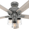 Hunter - 50651 - 52" Ceiling Fan - Hartland - Matte Silver