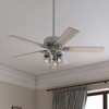 Hunter - 50651 - 52" Ceiling Fan - Hartland - Matte Silver