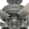 Hunter - 50649 - 44" Ceiling Fan - Hartland - Matte Silver