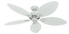 Hunter - 50474 - 54" Ceiling Fan - Bayview - White