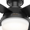 Hunter - 50400 - 44" Ceiling Fan - Dempsey - Matte Black