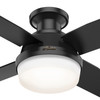 Hunter - 50400 - 44" Ceiling Fan - Dempsey - Matte Black