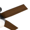 Hunter - 50400 - 44" Ceiling Fan - Dempsey - Matte Black