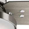 Hunter - 50394 - 44" Ceiling Fan - Sentinel - Brushed Nickel