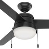 Hunter - 50386 - 52" Ceiling Fan - Aker - Matte Black