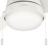 Hunter - 50378 - 52" Ceiling Fan - Aker - Fresh White