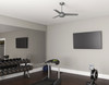Hunter - 50256 - 44" Ceiling Fan - Cassius - Matte Silver