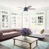 Hunter - 50252 - 52" Ceiling Fan - Mill Valley - Indigo Blue