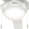 Hunter - 50231 - 52" Ceiling Fan - Anslee - Fresh White