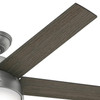 Hunter - 50230 - 52" Ceiling Fan - Anslee - Matte Silver