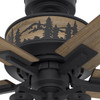 Hunter - 50169 - 52" Ceiling Fan - Vista - Natural Black Iron