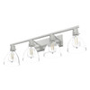 Hunter - 48040 - Four Light Bathroom Vanity - Van Nuys - Brushed Nickel