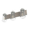 Hunter - 48020 - Three Light Bathroom Vanity - Devon Park - Brushed Nickel