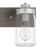 Hunter - 48019 - Two Light Bathroom Vanity - Devon Park - Brushed Nickel