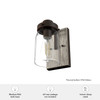 Hunter - 48017 - One Light Wall Sconce - Devon Park - Onyx Bengal