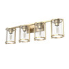 Hunter - 48011 - Four Light Bathroom Vanity - Astwood - Alturas Gold