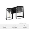 Hunter - 48000 - Two Light Bathroom Vanity - Astwood - Matte Black